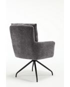 Lot de 2 fauteuils Monaco b gris clair - 59x92x68 cm