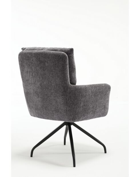 Lot de 2 fauteuils Monaco b gris clair - 59x92x68 cm