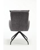 Lot de 2 fauteuils Monaco b gris clair - 59x92x68 cm