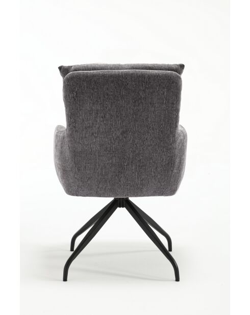 Lot de 2 fauteuils Monaco b gris clair - 59x92x68 cm