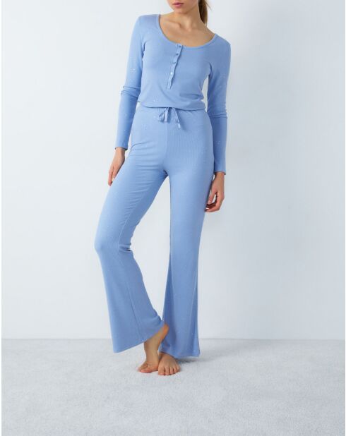 Pantaloni Maura celesti