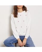 Salime ecrufarbenes Sweatshirt