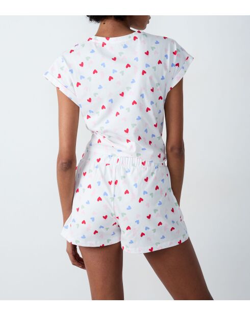 Ecrufarbene Shorts Pabou