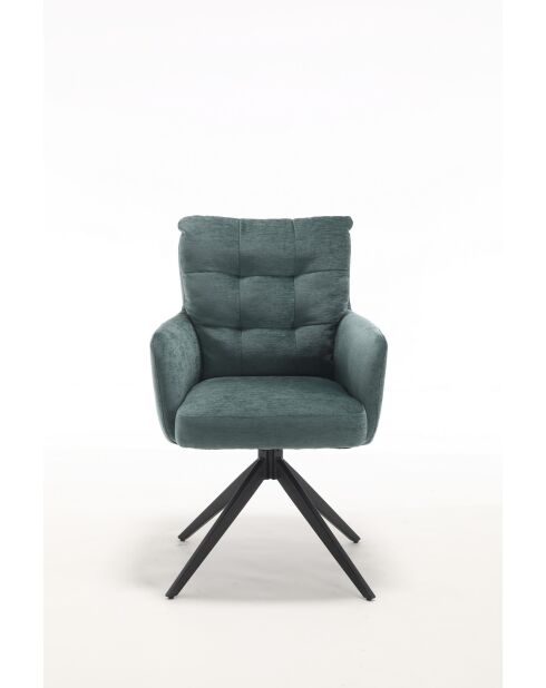 Lot de 2 fauteuils Saint Tropez verts - 60x92x67 cm