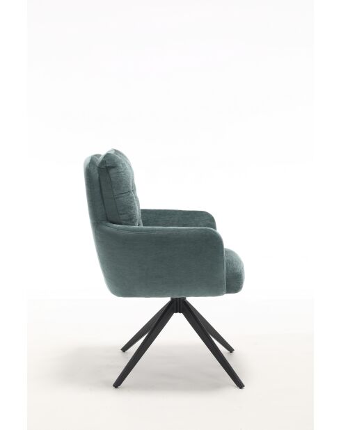 Lot de 2 fauteuils Saint Tropez verts - 60x92x67 cm