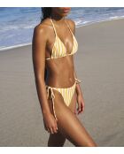 Caletto sonnengelber Triangel-BH ohne Bügel und ohne Schale