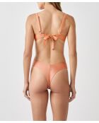 Klassieke bh met beugel en zonder schelp Mooka oranje