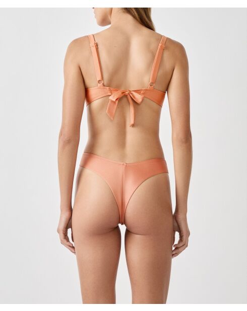 Klassischer BH mit Bügel und ohne Schale Mooka orange