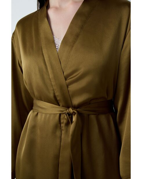 Pyjama trois pièces Nex kaki olive