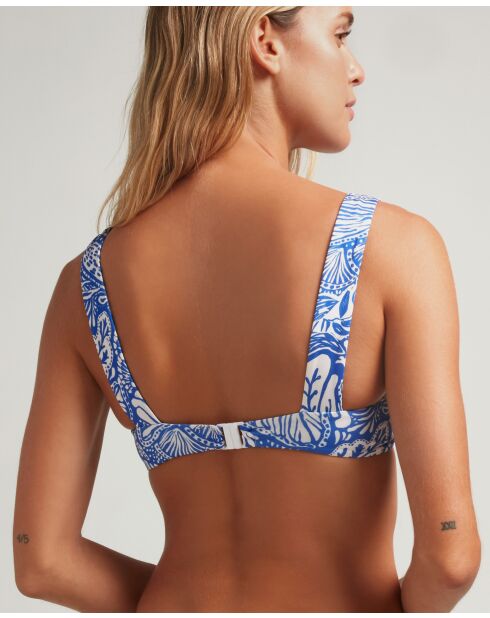 Blaues Balconette Luzia Bikinioberteil