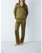 Nasir broek gedrukt op groene achtergrond