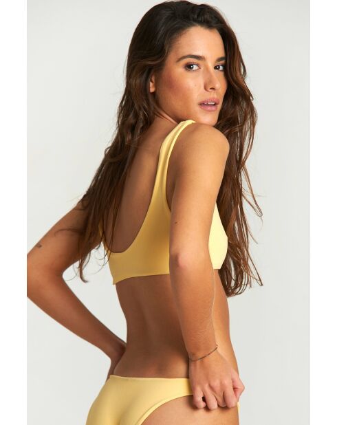 Haut de bikini Runner Jaune