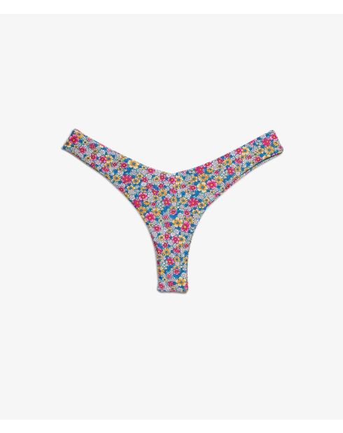 Veelkleurig Vedella Braziliaans bikinibroekje met hoge pijpen