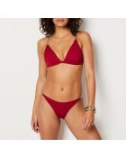 Braguita de bikini brasileña Fi Baba en granate burdeos