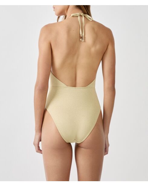 Helio gouden badpak zonder beugel, 1-delig