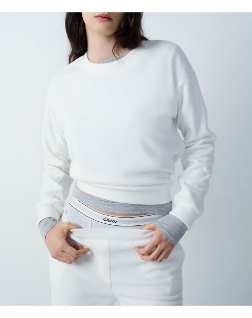 Sweatshirt Loann écru