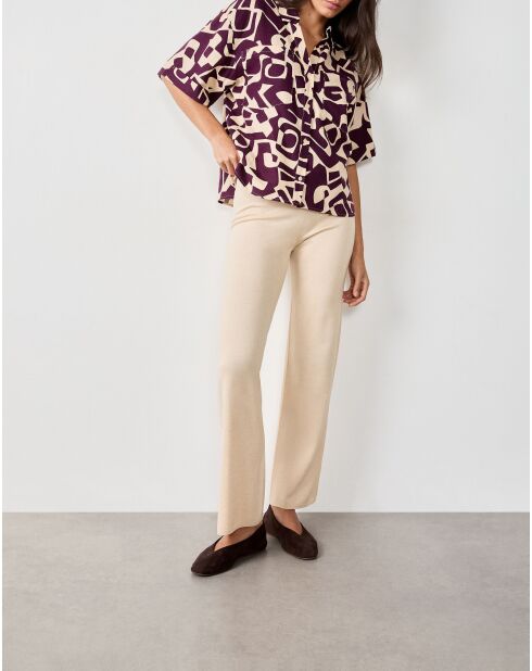 Beige broek van Gerico