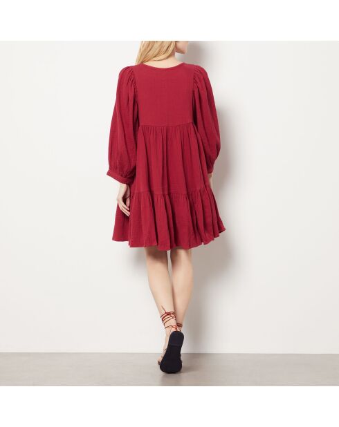 Bordeauxrode jurk van Aerys