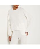 Sudadera Lousanne ecru