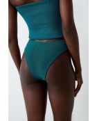 Onesize by Team Bikinihose mit hohem Beinausschnitt, Entengrün