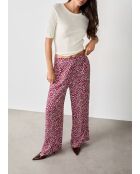 Broek met Solange print op een witte achtergrond