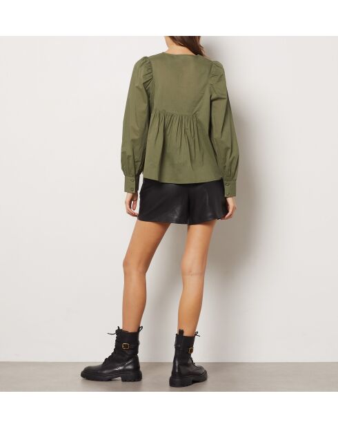 Blusa Suzon caqui oliva