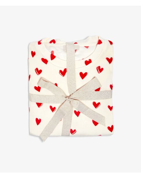 Pyjama deux pièces Gisette rouge