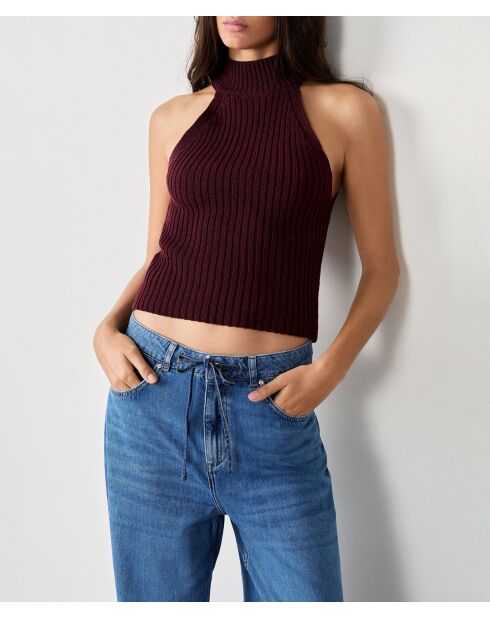 Plum Grispy Top