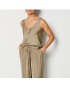 Camiseta sin mangas verde Cheeta