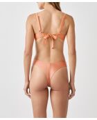 Oranje Mooka Braziliaans bikinibroekje met hoge pijpen