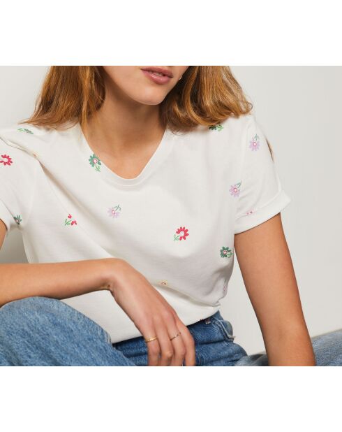 T-Shirt Florette écru
