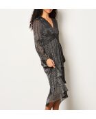 Silbernes Kleid Ninon