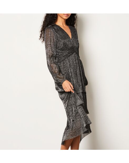 Silbernes Kleid Ninon