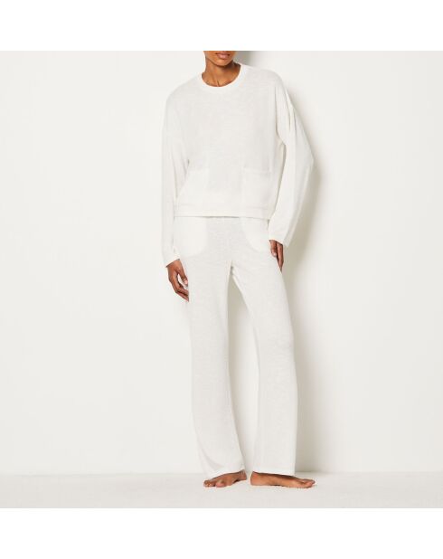 Sudadera Lousanne ecru