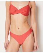 Caleta coral Braziliaans bikinibroekje met hoge pijpen