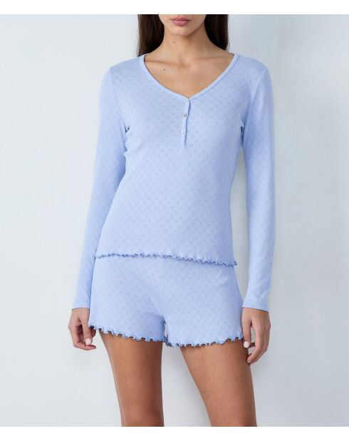 T-shirt blu cielo Pollin T