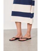 Zwarte teenslippers Sylvana