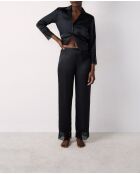 Pantaloni Rencontre noir