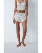 Shorts Prati con stampa floreale