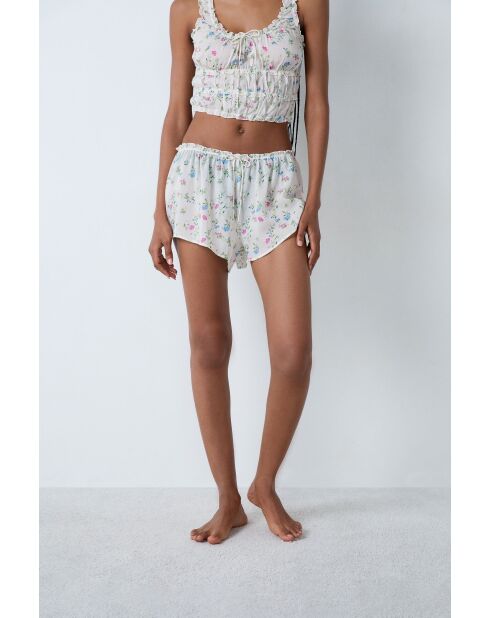 Shorts Prati con stampa floreale