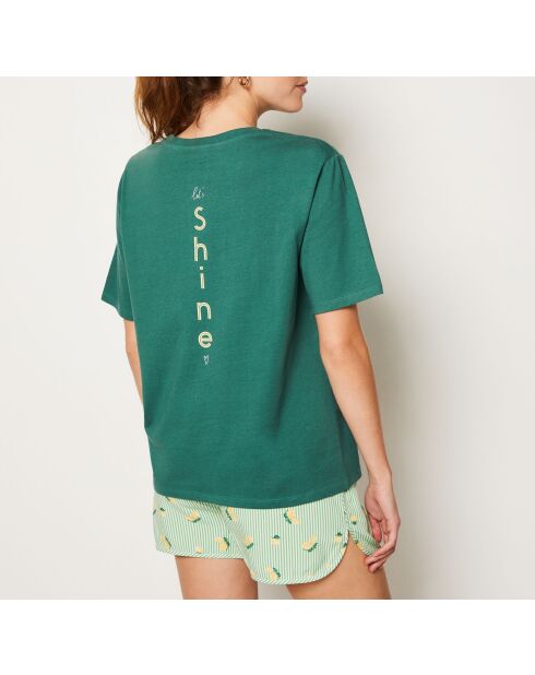 Carolle tannengrünes T-Shirt