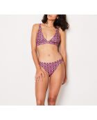 Mehrfarbiger Tzigane-Triangel-BH ohne Bügel und ohne Schale