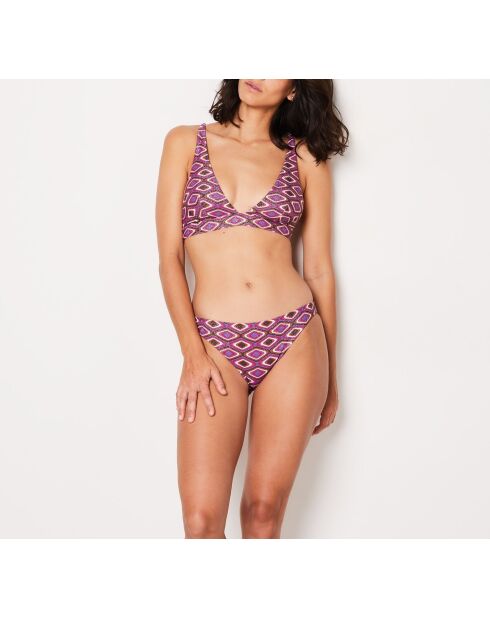 Mehrfarbiger Tzigane-Triangel-BH ohne Bügel und ohne Schale