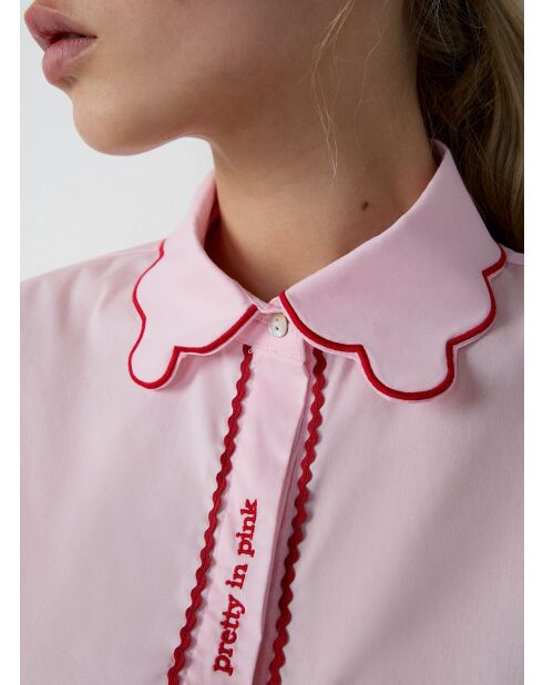 Chemise Paoly rose
