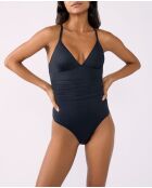 Costume da bagno monopezzo senza ferretto nero luna