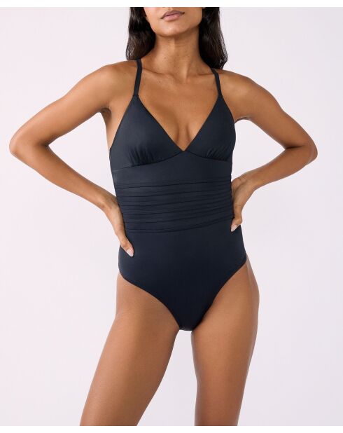 Maillot de bain 1 pièce sans armature moon noir