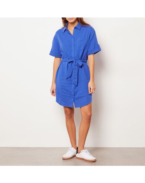 Koningsblauwe jurk Conno