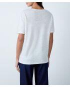 Weißes Ganga-T-Shirt