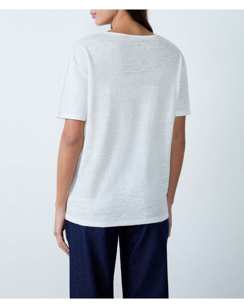 Weißes Ganga-T-Shirt