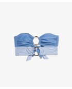 Reggiseno a fascia non imbottito blu Rumba